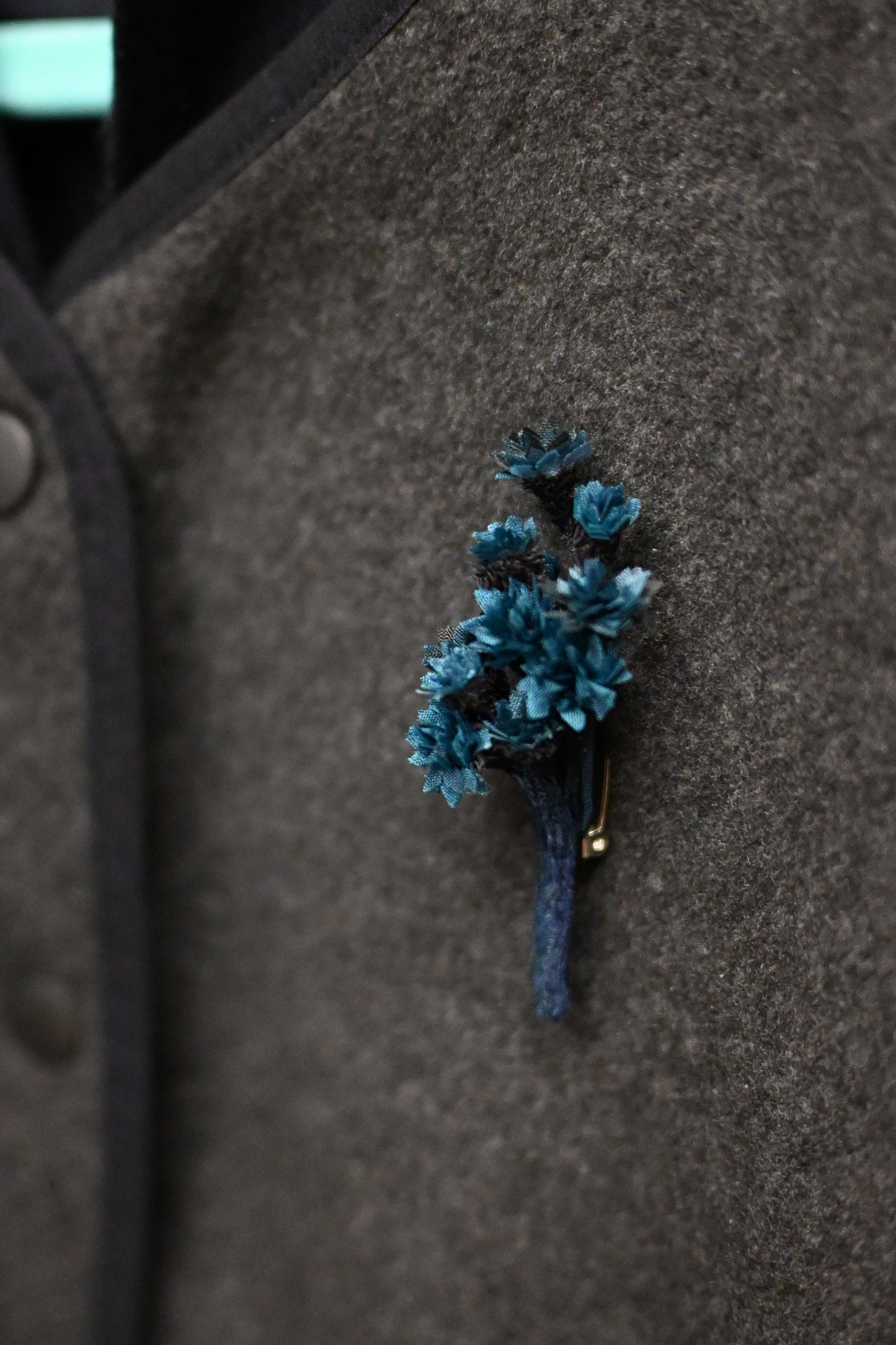 琉璃|星辰花/毋忘我心口針