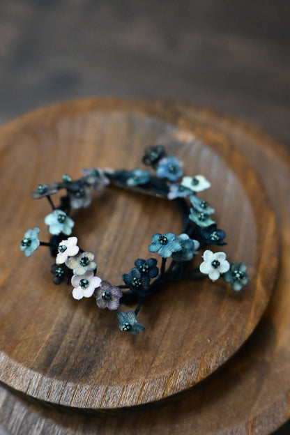 琉璃｜五瓣小花心口針