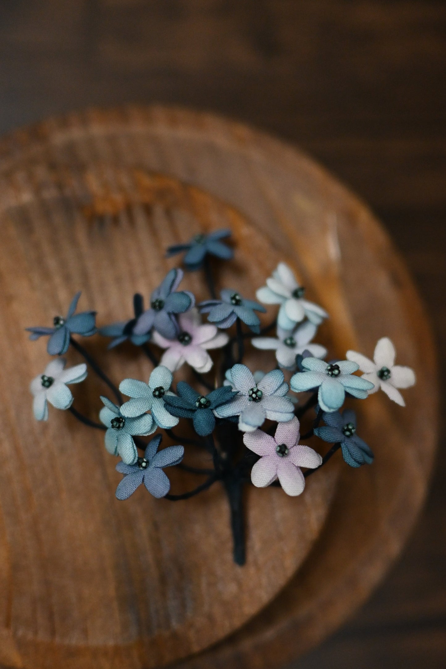 琉璃｜瑠璃茉莉心口針