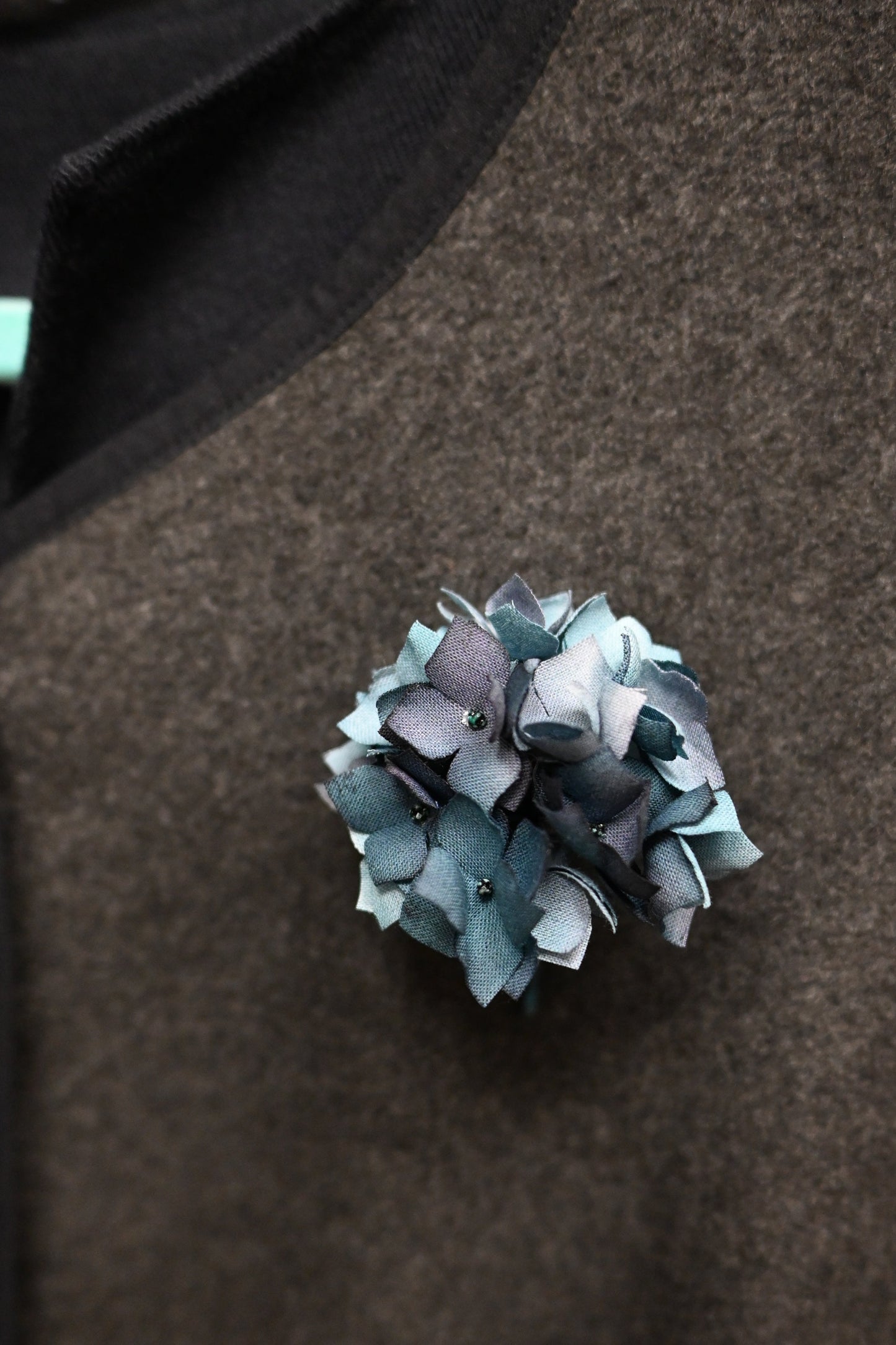 繡球花心口針班