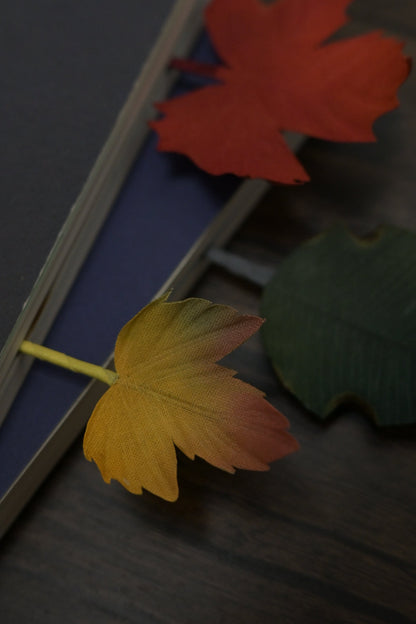 一葉書籤｜葡萄葉