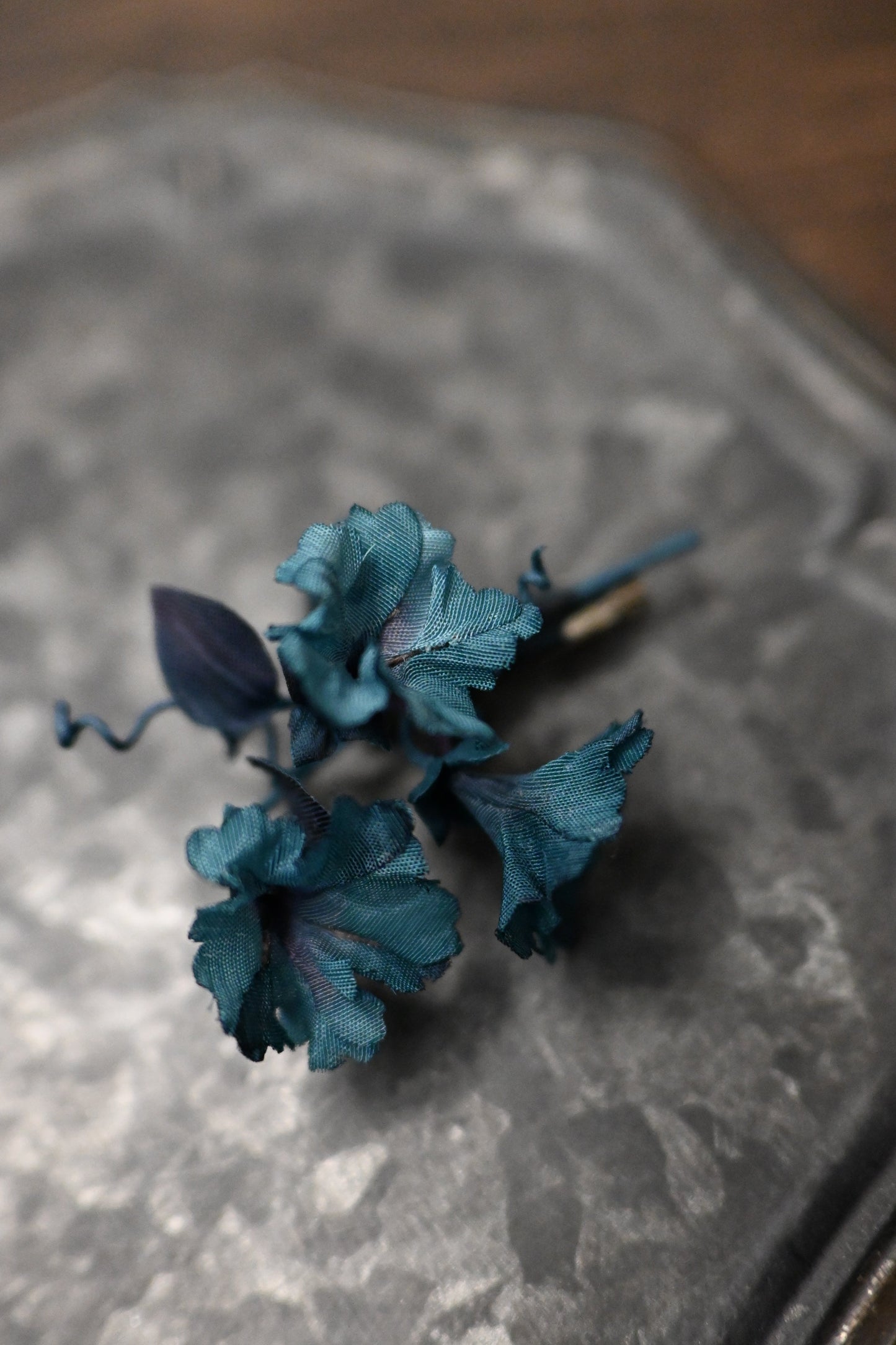 琉璃｜牽牛花心口針