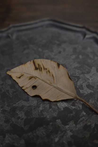 天然染｜葉子心口針