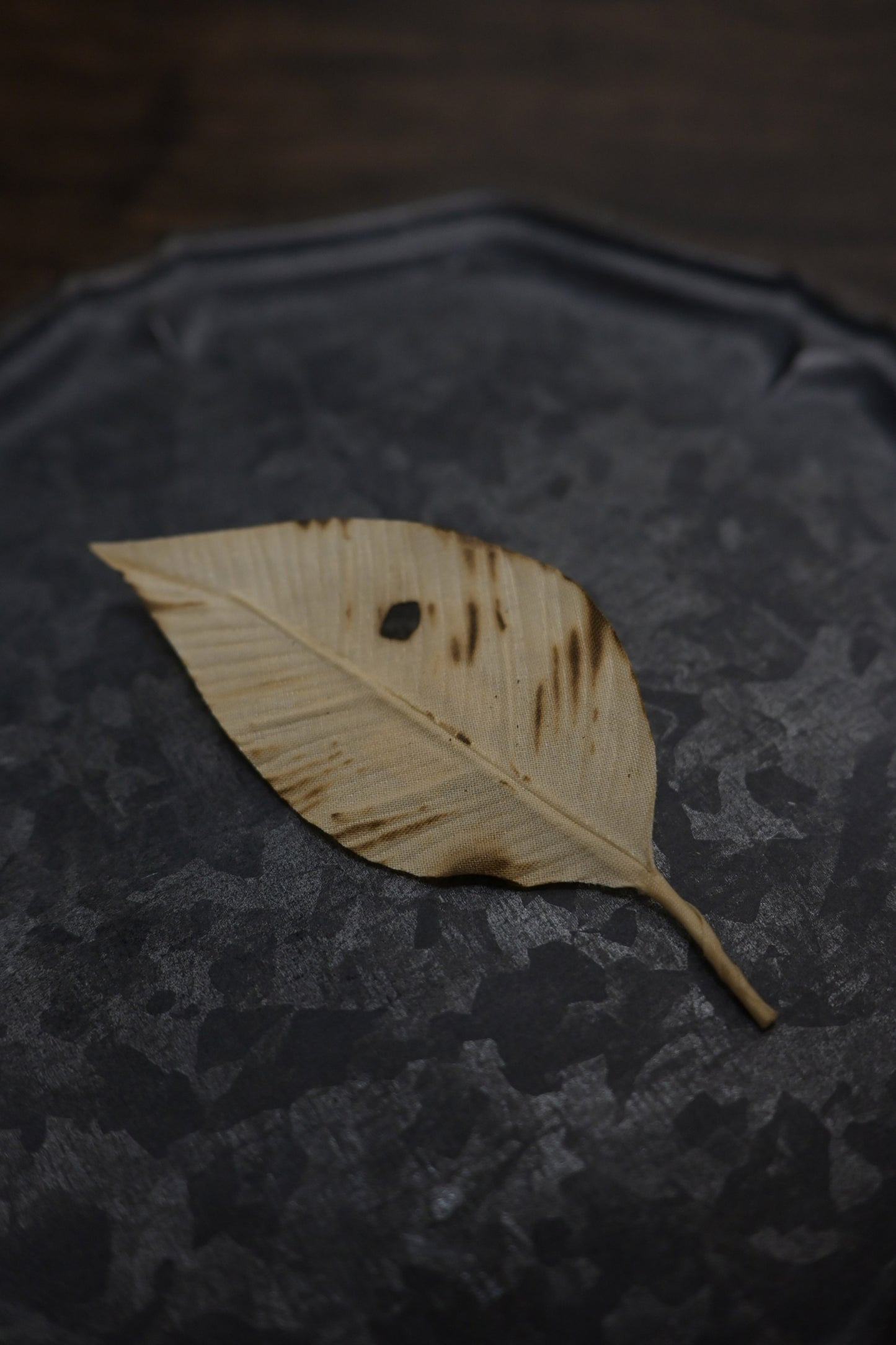 天然染｜葉子心口針