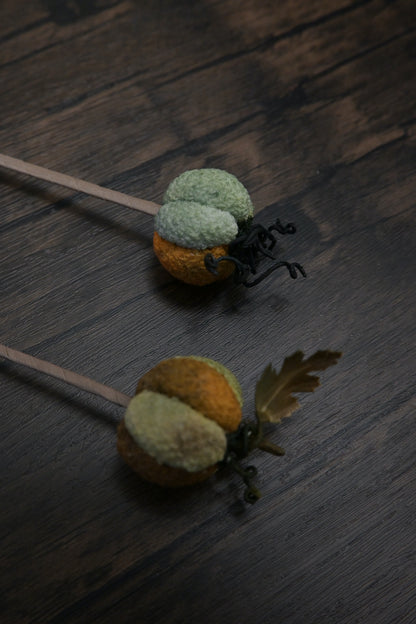 小南瓜書籤｜荒廢書本會長瓜