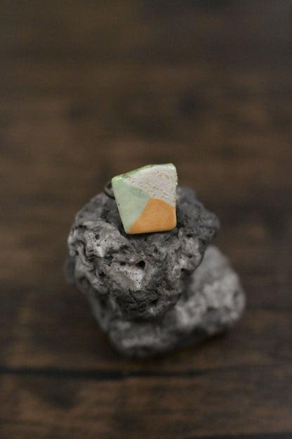 暮光海洋碎片｜陶瓷戒指