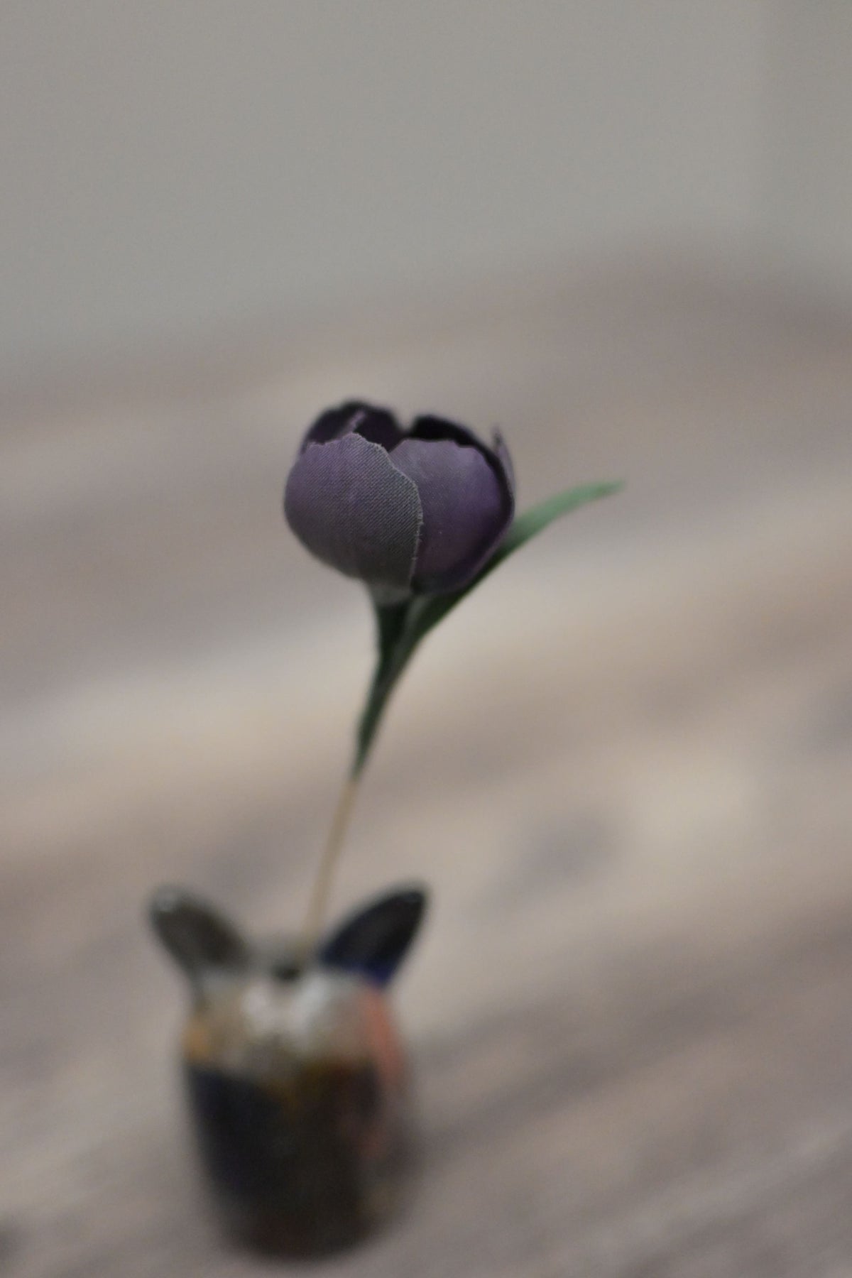 百花形染｜鬱金香心口針