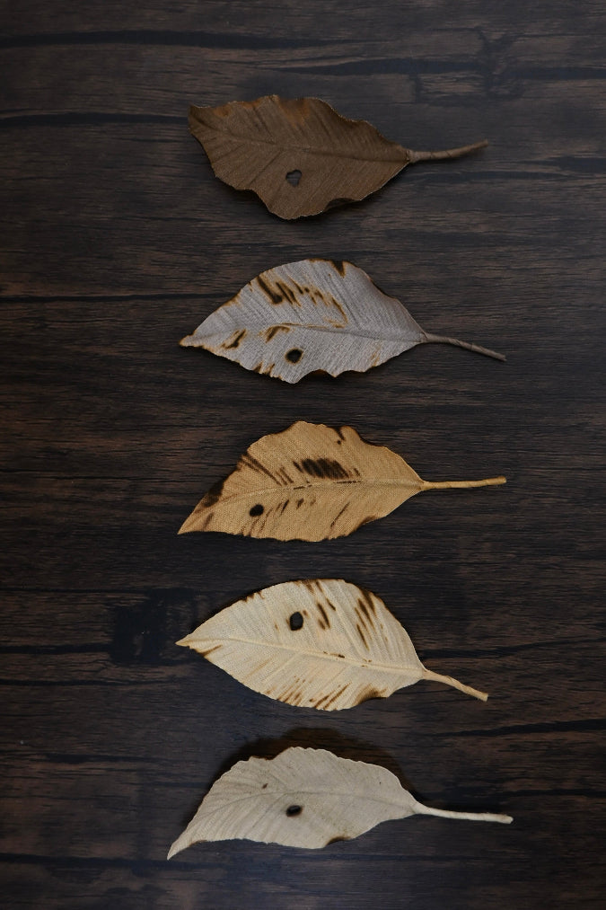 天然染｜葉子心口針