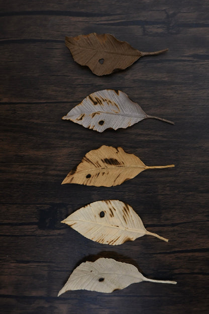 天然染｜葉子心口針