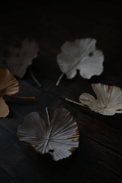 天然染｜荷葉心口針