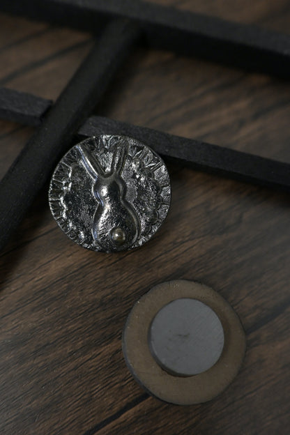 神社紋章｜陶瓷心口針／磁石