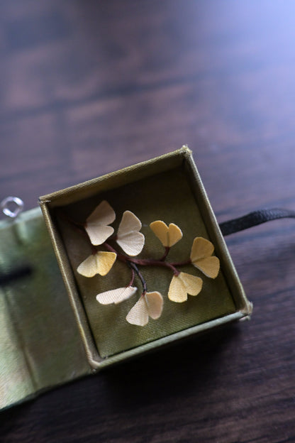 花圖鑑豆本｜銀杏篇