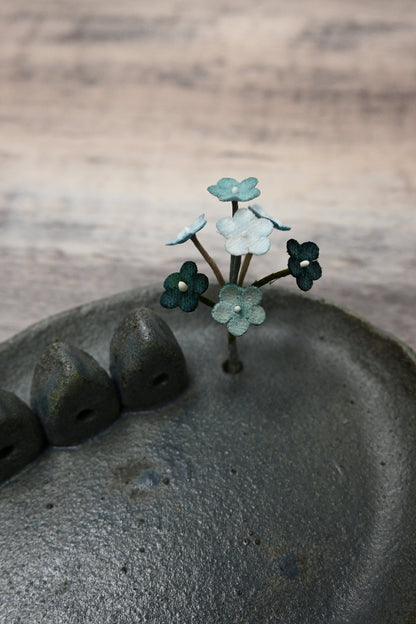 花樹與三間小屋｜置物小碟｜線香碟