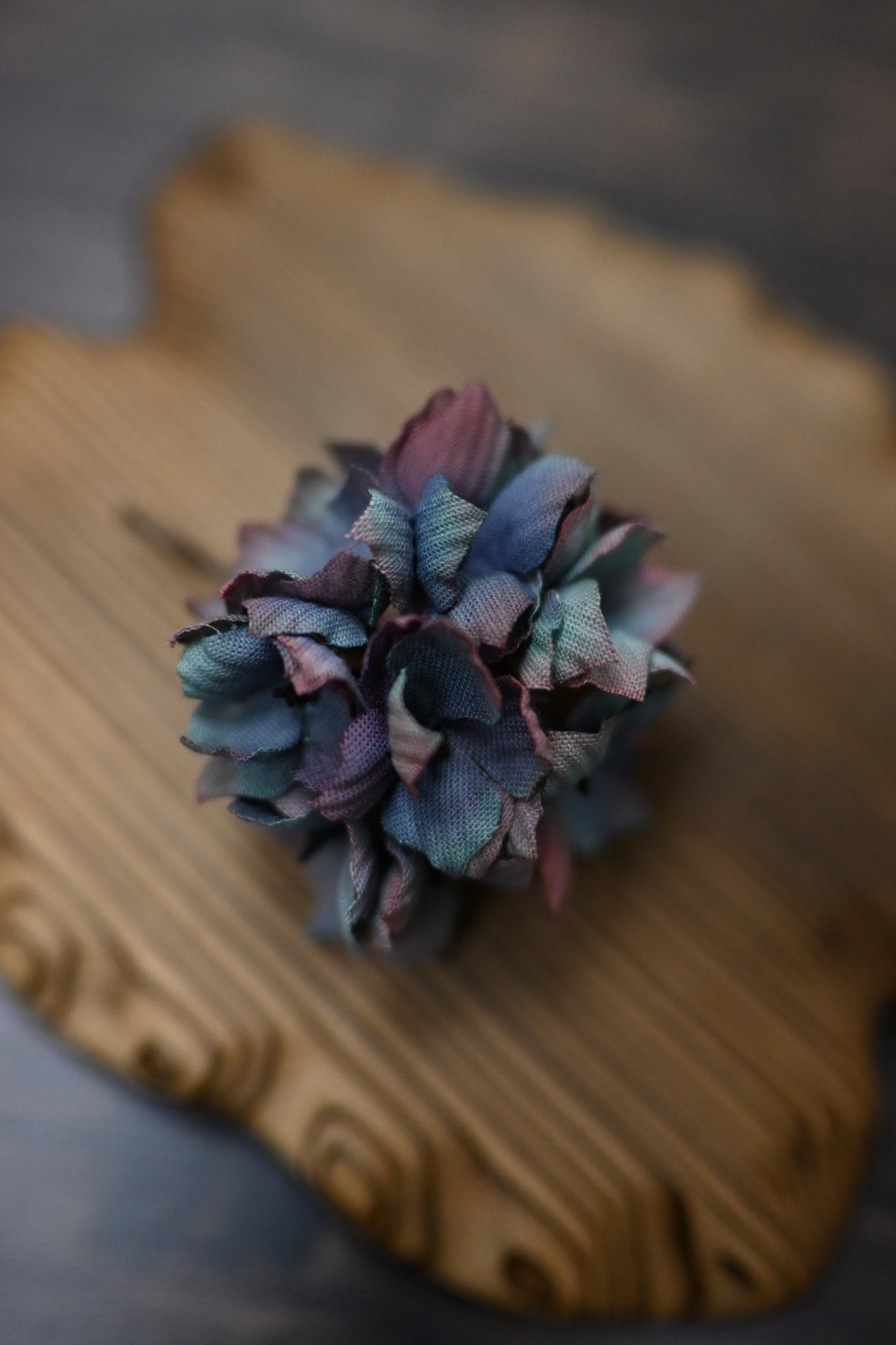 繡球花心口針班