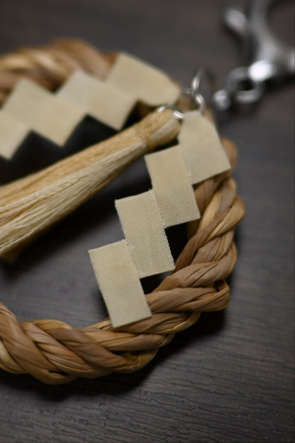 台灣藺草注連繩｜匙扣