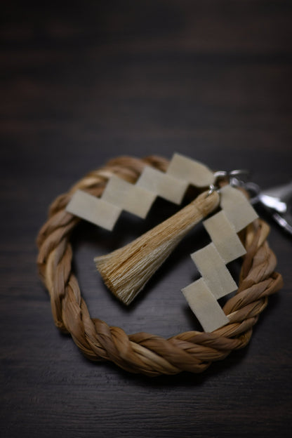 台灣藺草注連繩｜匙扣