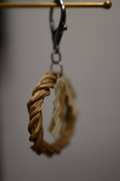 台灣藺草注連繩｜匙扣