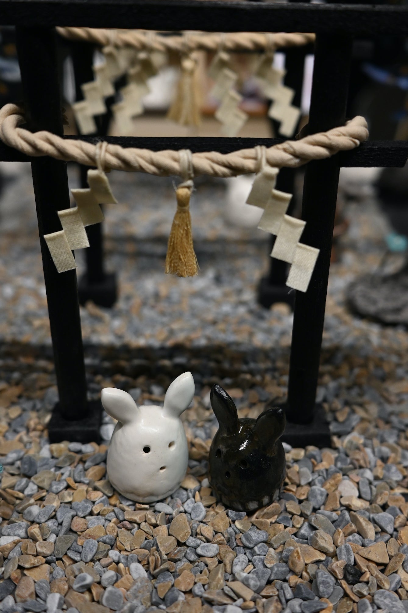 神使小黑｜陶瓷兔子御神籤