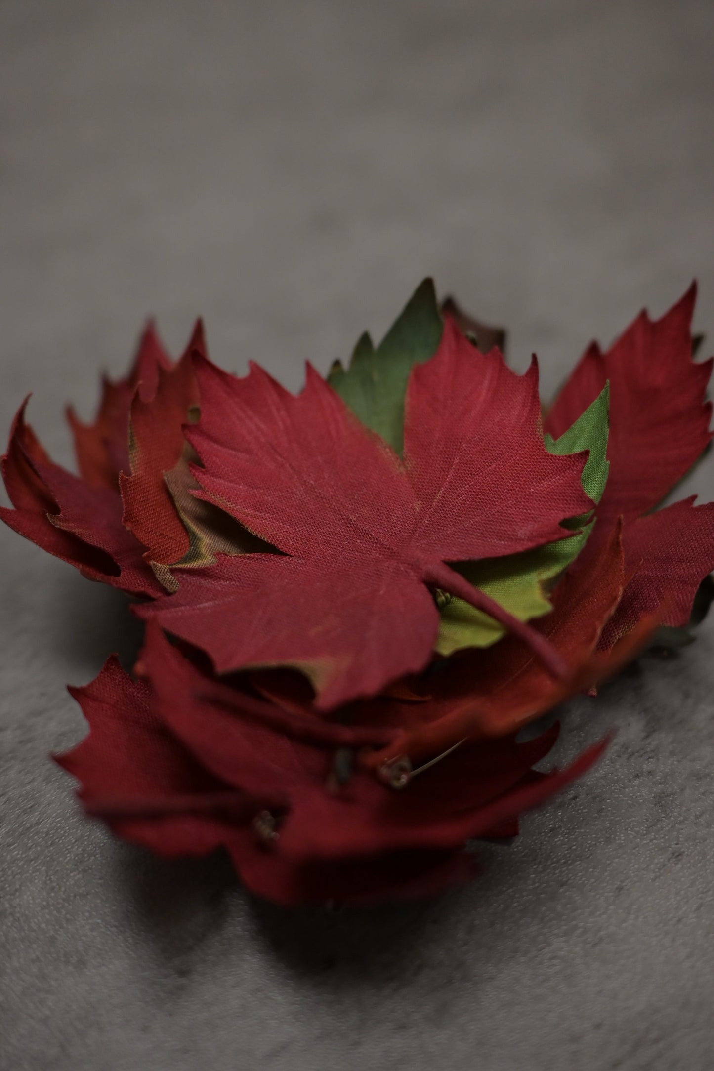 秋至｜紅葉心口針
