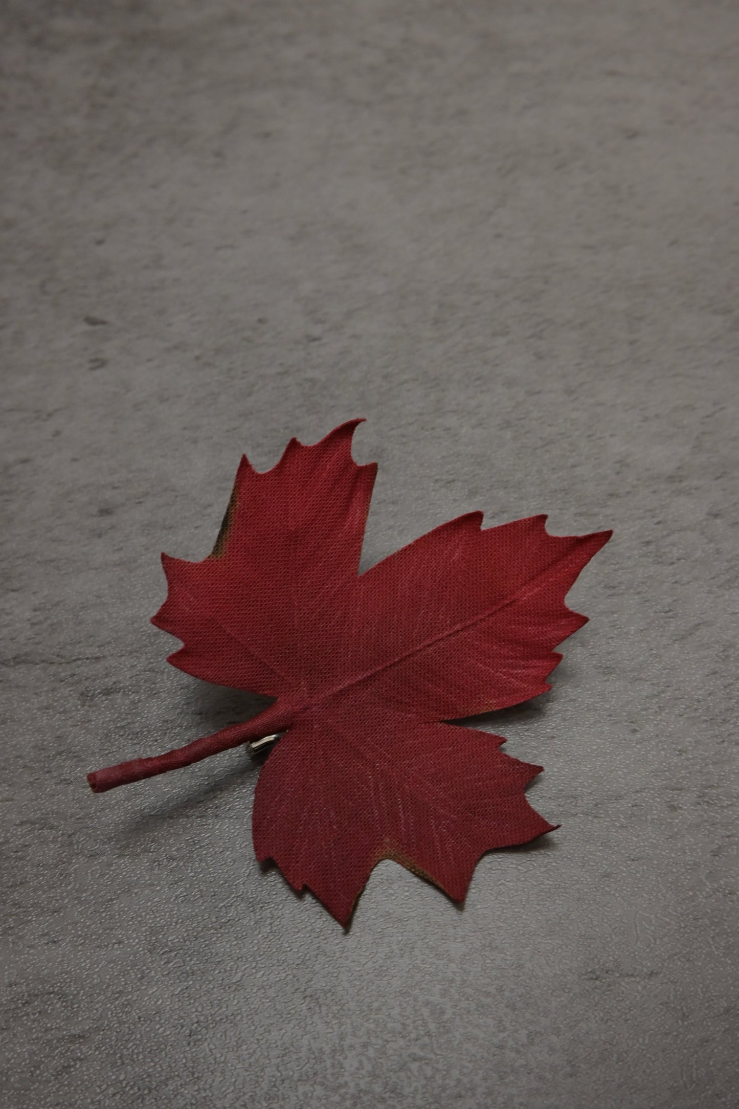秋至｜紅葉心口針