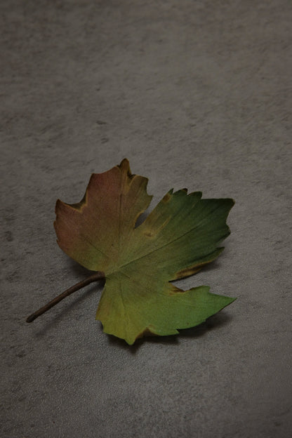 秋至｜紅葉心口針