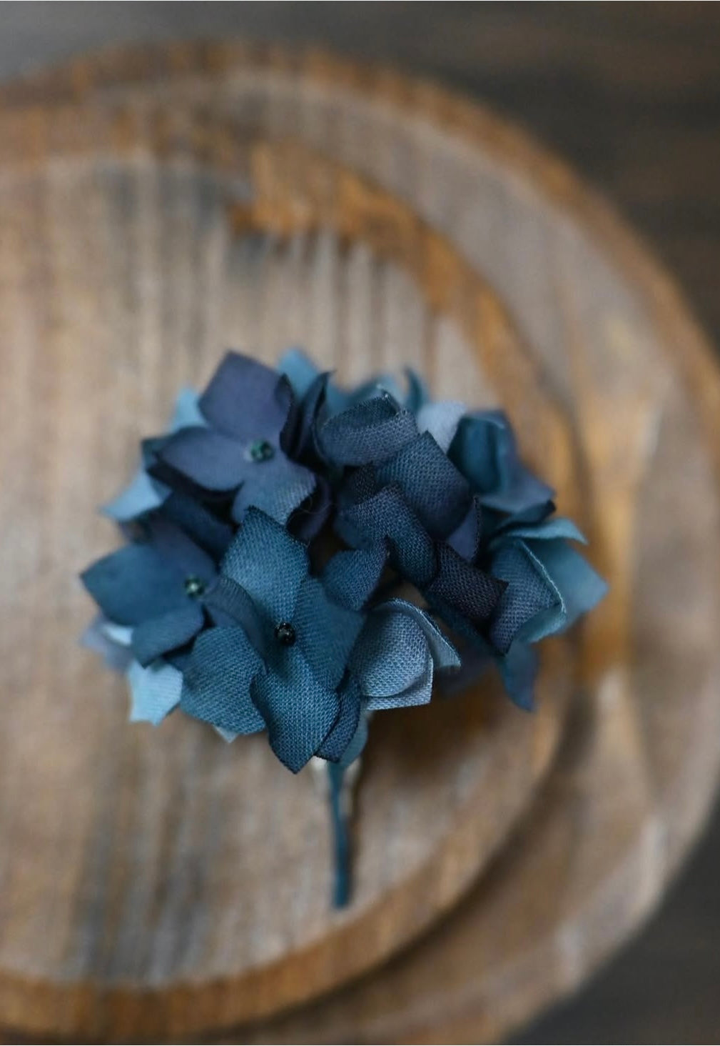 繡球花心口針班