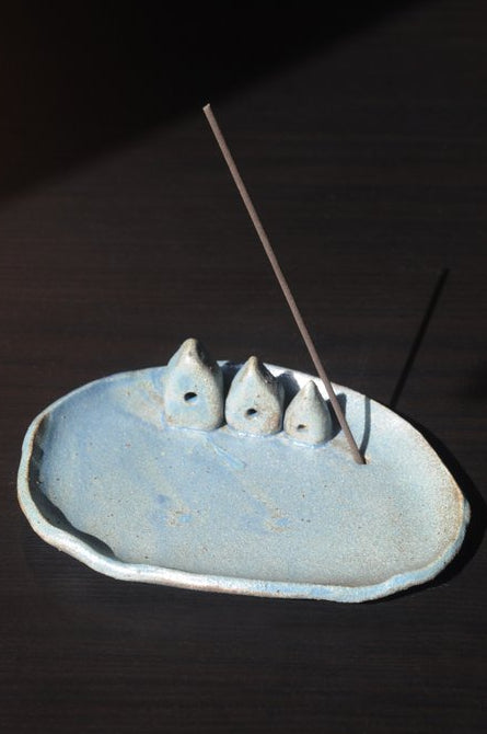 花樹與三間小屋｜置物小碟｜線香碟